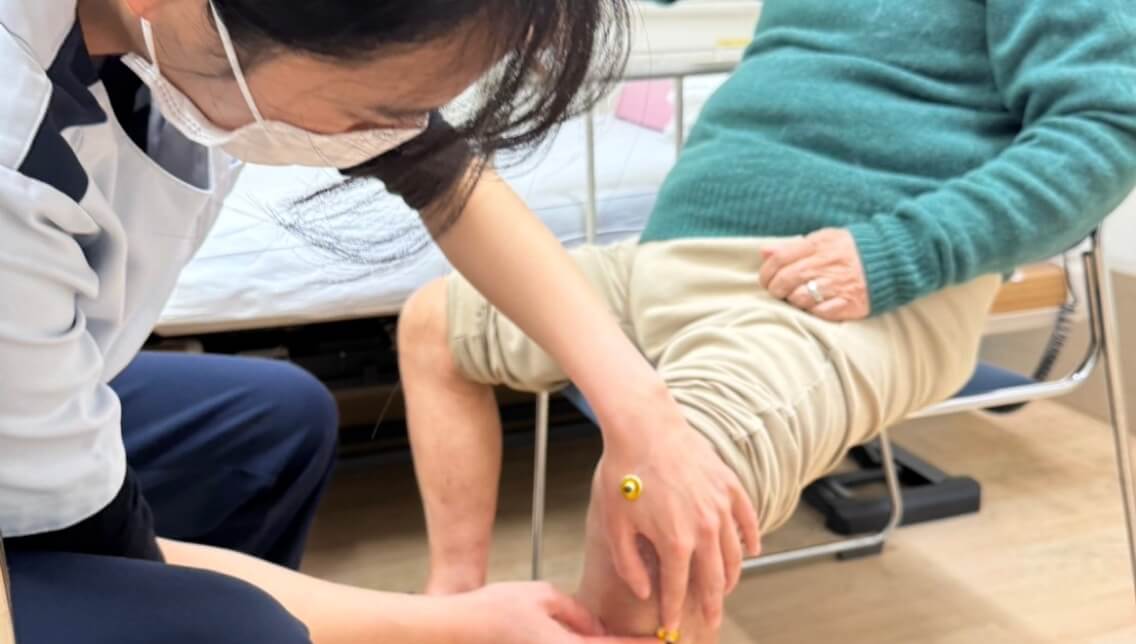 利用者とスタッフ